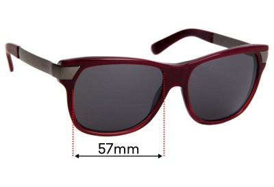 Gucci GG3611/S Replacement Lenses 57mm wide 