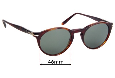 Persol 3092-V Replacement Lenses 46mm wide 