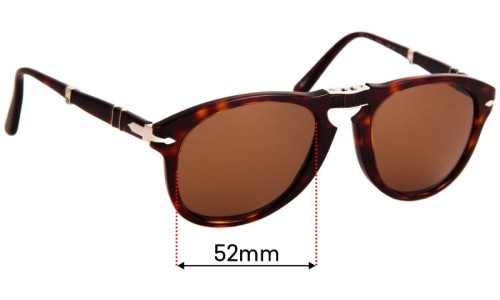 Persol 714 Replacement Lenses 52mm by 