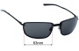 Sunglass Fix Replacement Lenses for Gucci GG1691 - 63mm Wide 