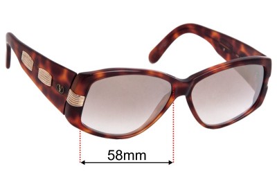 Valentino V603 Replacement Lenses 58mm wide 