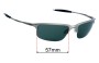 Sunglass Fix Replacement Lenses for Oakley Half Wire 2.0 - 57mm Wide 
