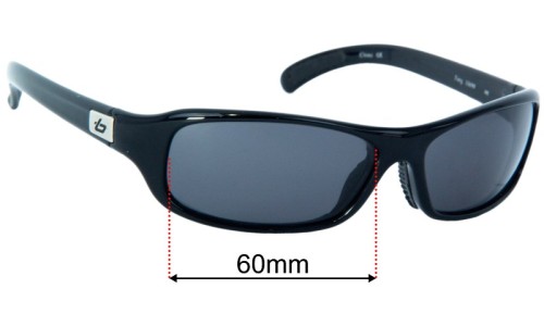 Bolle Fang Replacement Lenses 60mm wide 