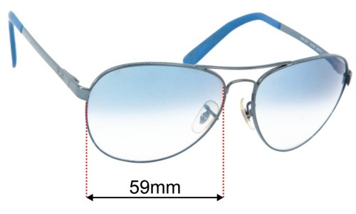 Ray Ban RB3213 Replacement Lenses 59mm wide 