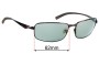 Sunglass Fix Replacement Lenses for Bolle Key West - 62mm Wide 