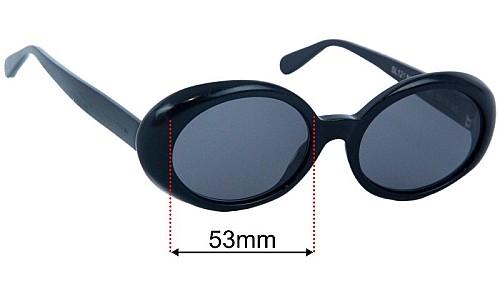 Saint Laurent  SL 121 Nicole Replacement Lenses 53mm wide 