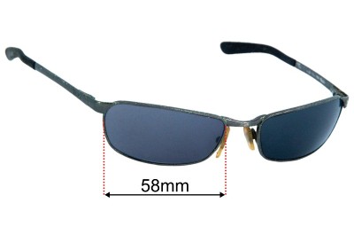 Ray Ban RB3190 Replacement Lenses 58mm wide 