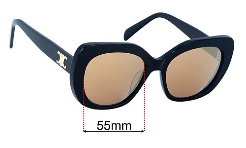 Celine CL 40226U Replacement Lenses 55mm wide 