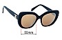 Sunglass Fix Replacement Lenses for Celine CL 40226U - 55mm Wide 