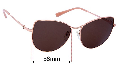 Michael Kors MK1062 La Paz Replacement Lenses 58mm Wide 