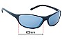 Sunglass Fix Replacement Lenses for Prada SPS01C - 63mm Wide 