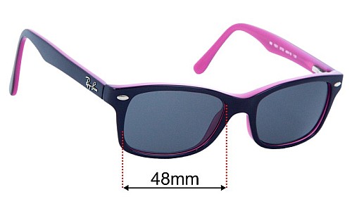 Ray Ban RB1531 Replacement Lenses 48mm wide 