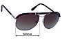 Sunglass Fix Replacement Lenses for Tom Ford Marco TF235 - 59mm Wide 