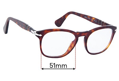 Persol 3056-S Replacement Lenses 51mm wide 