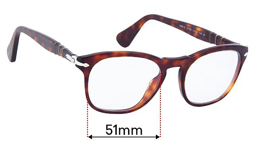 Persol 3056-S Ersatzlinsen 51mm wide 