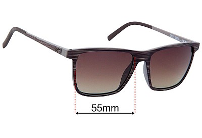 Maui Jim MJ875 One Way Replacement Lenses  - 55mm Wide 