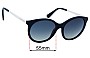 Sunglass Fix Lentes de Repuesto para Michael Kors MK2034 Island Tropics - 55mm Wide 