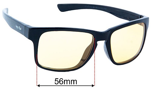 Ugly Fish PU5311 Replacement Lenses 56mm wide 