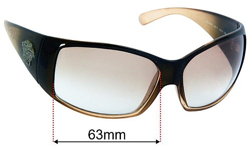 Versace MOD 4055 Replacement Lenses 63mm wide 