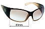 Sunglass Fix Replacement Lenses for Versace MOD 4055 - 63mm Wide 