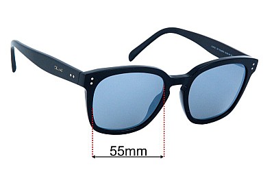 Celine CL 40152I Replacement Lenses 55mm wide 