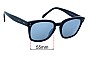 Sunglass Fix Ersatzgläser für Celine CL 40152I - 55mm Wide 