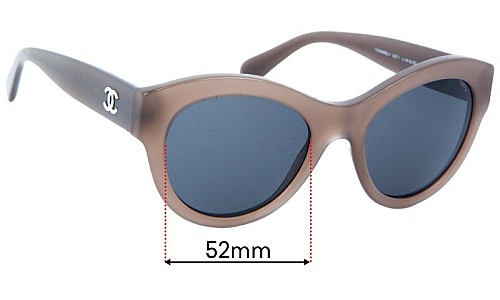 Chanel 5371 Replacement Lenses 52mm wide 