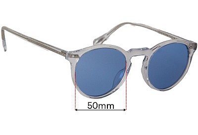 Oliver Peoples OV5217S Gregory Peck Replacement Lenses 50mm wide 