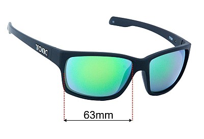 Tonic Titan Replacement Lenses 63mm wide 
