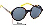 Sunglass Fix Replacement Lenses for Gucci GG3770/S - 51mm Wide 