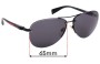 Sunglass Fix Replacement Lenses for Prada SPS56M & PS56MS - 65mm Wide 