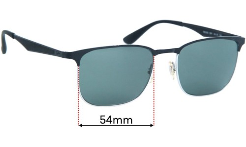 Sunglass Fix Replacement Lenses for Ray Ban RB6363 - 54mm Wide 