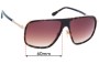 Sunglass Fix Replacement Lenses for Tom Ford Quentin TF463 - 60mm Wide 