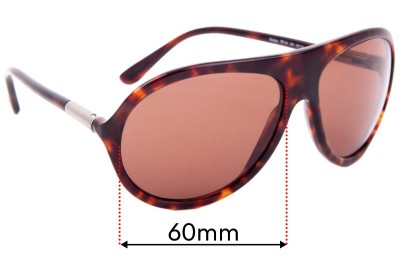 Tom Ford TF134 Replacement Lenses 60mm wide 
