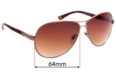 Vogue VO3752-S Replacement Lenses 64mm wide 