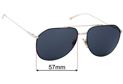 Dolce & Gabbana DG2166 Replacement Lenses 57mm wide 
