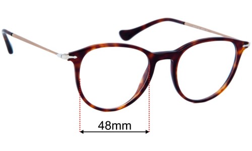 Persol 3147-V Replacement Lenses 48mm wide 