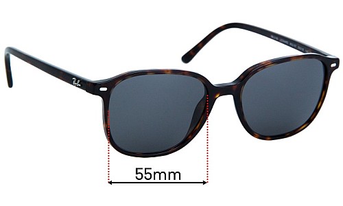 Ray Ban RB2193F Replacement Lenses 55mm wide 