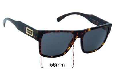 Versace VE4379 Replacement Lenses 56mm wide 