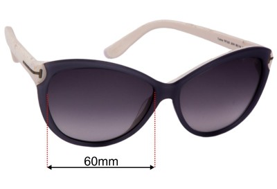 Tom Ford Telma TF325 Replacement Lenses 60mm wide 