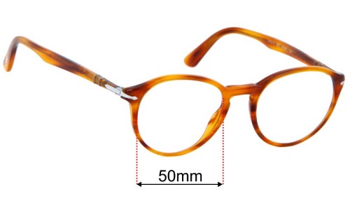 Persol 3162-V Replacement Lenses 50mm wide 