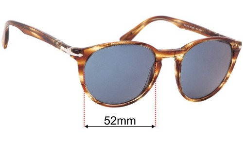 Persol 3152-S Replacement Lenses 52mm wide 