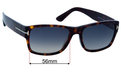 Tom Ford Mason TF445 Replacement Lenses 56mm wide 