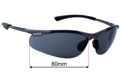 Bolle Sidewinder Replacement Lenses 80mm wide 