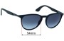 Sunglass Fix Replacement Lenses for Carrera 5019/S - 54mm Wide 