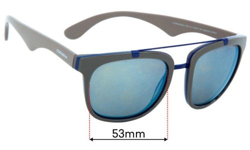 Carrera 6002 Replacement Lenses 53mm wide 