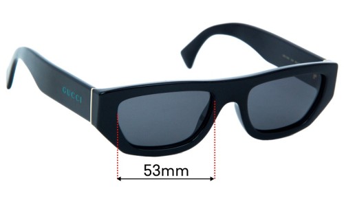 Gucci GG1134S Replacement Lenses 53mm 