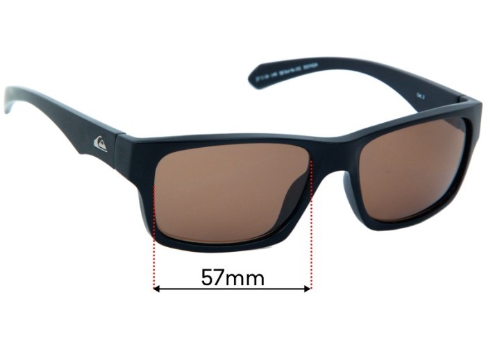 Sunglass Quiksilver repairs lenses by Fix™ replacement &