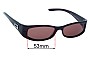 Sunglass Fix Replacement Lenses for Gucci GG1483/S - 53mm Wide 
