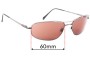 Sunglass Fix Replacement Lenses for Serengeti Velocity - 60mm Wide 